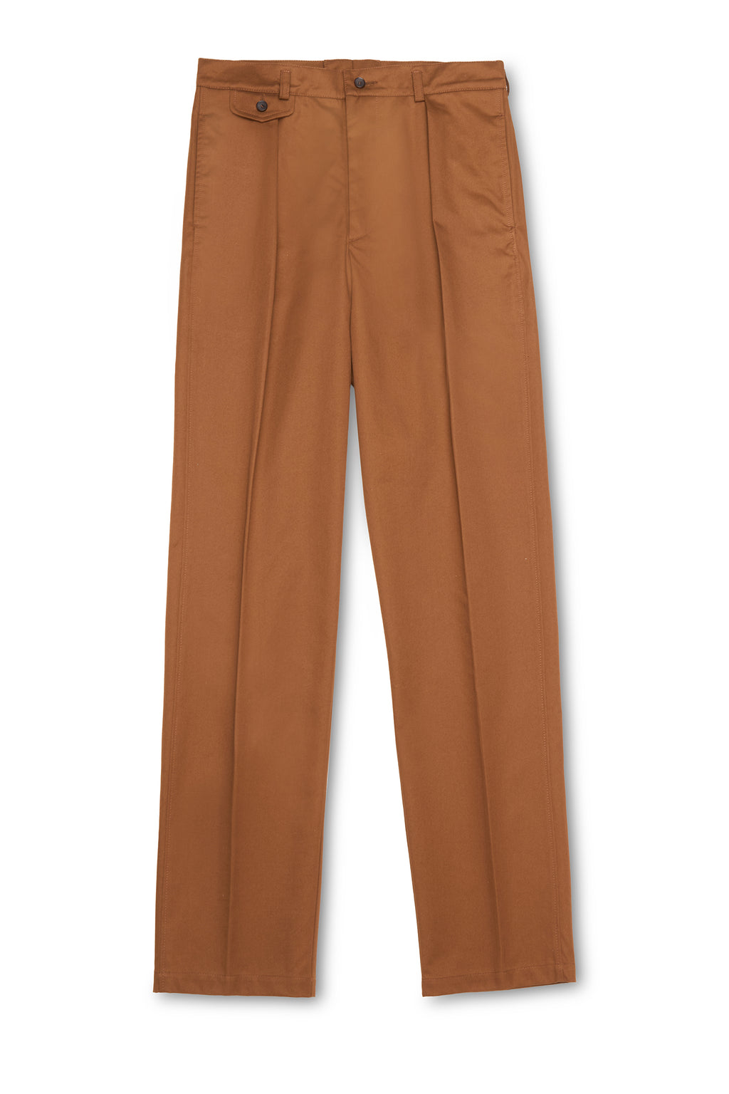 Durendal Bawełniane Chino Brązowe