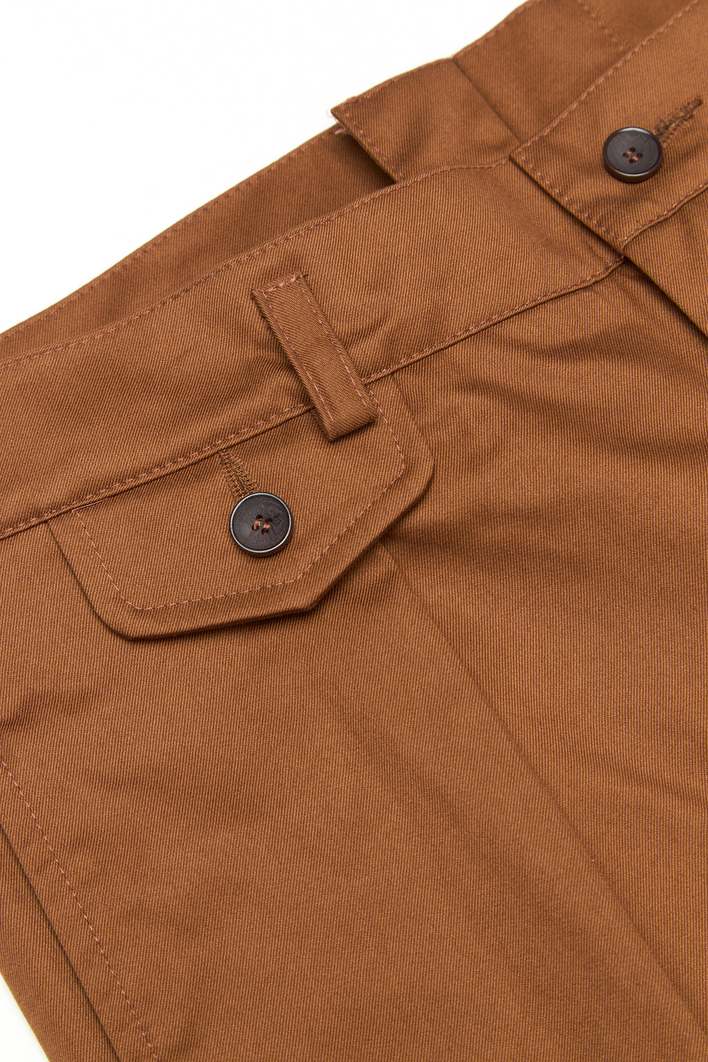 Durendal Bawełniane Chino Brązowe